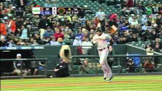 Burrell's three-run homer