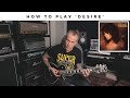 How to play Ozzy Osbourne's 'DESIRE' on guitar.