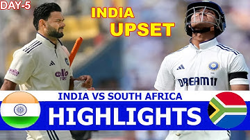 INDIA VS SOUTH AFRICA 2ND TEST DAY 5 MATCH HIGHLIGHTS 2025 | IND VS SA DAY 5 MATCH HIGHLIGHTS