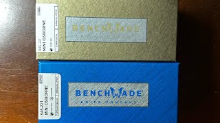 Benchmade Osborne 945-221 Mini Gold Class Vs. Fake