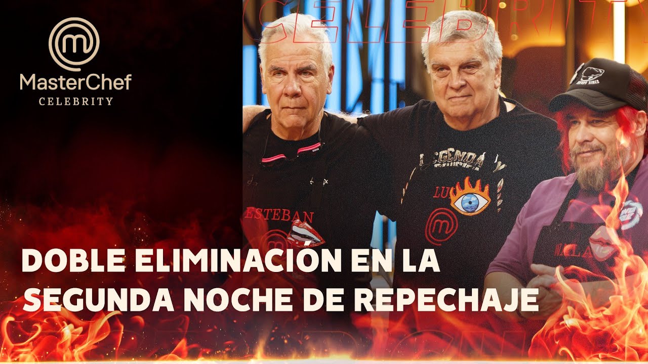 Dos participantes quedaron eliminados del repechaje de Masterchef Celebrity