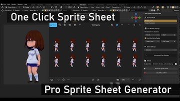 One Click Sprite Sheet | Pro Sprite Sheet Generator | Blender Addon