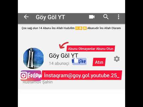 Çox Sağ Olun 1 4 Abunə Allah Hər Birinizdən Razı Olsun