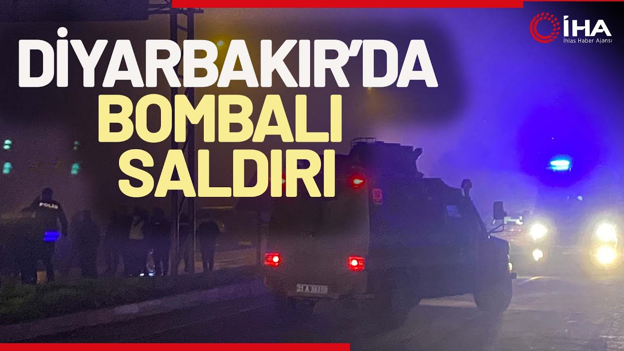 Diyarbakır'da Polis Çevik Kuvvet Aracına Bombalı Saldırı: 8'i Polis 9 Yaralı