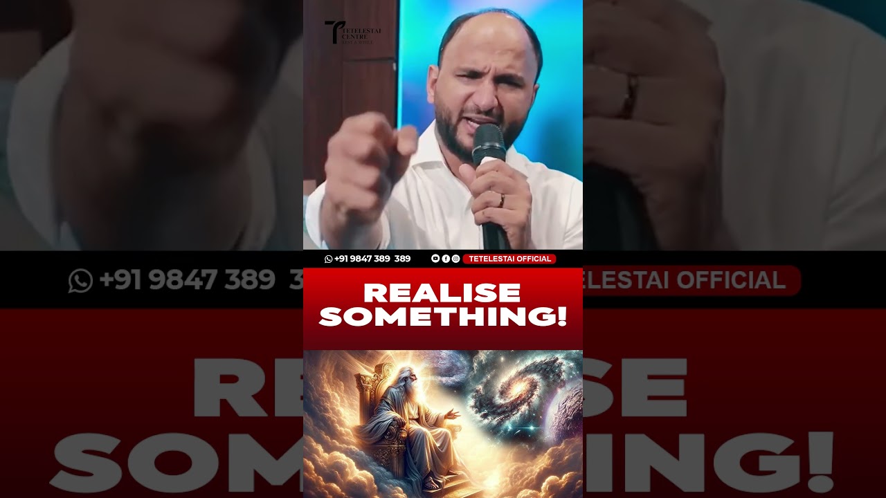 Вы что-то осознаёте! | Брат Саджит Джозеф | Краткое христианское послание на английском языке