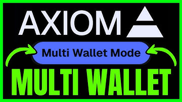 How To SET UP MULTI WALLETS On Axiom Pro (QUICK & EASY) 2025