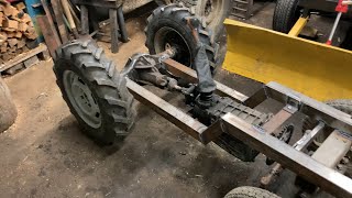 картинка: [МТ-15] Самодельный минитрактор: рама, мост, передняя балка