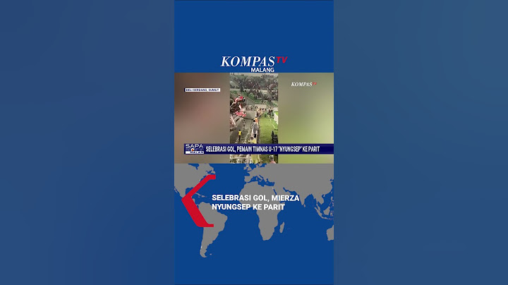 Selebrasi Gol, Pemain Timnas U-17 Mierza Firjatullah Nyungsep ke Parit