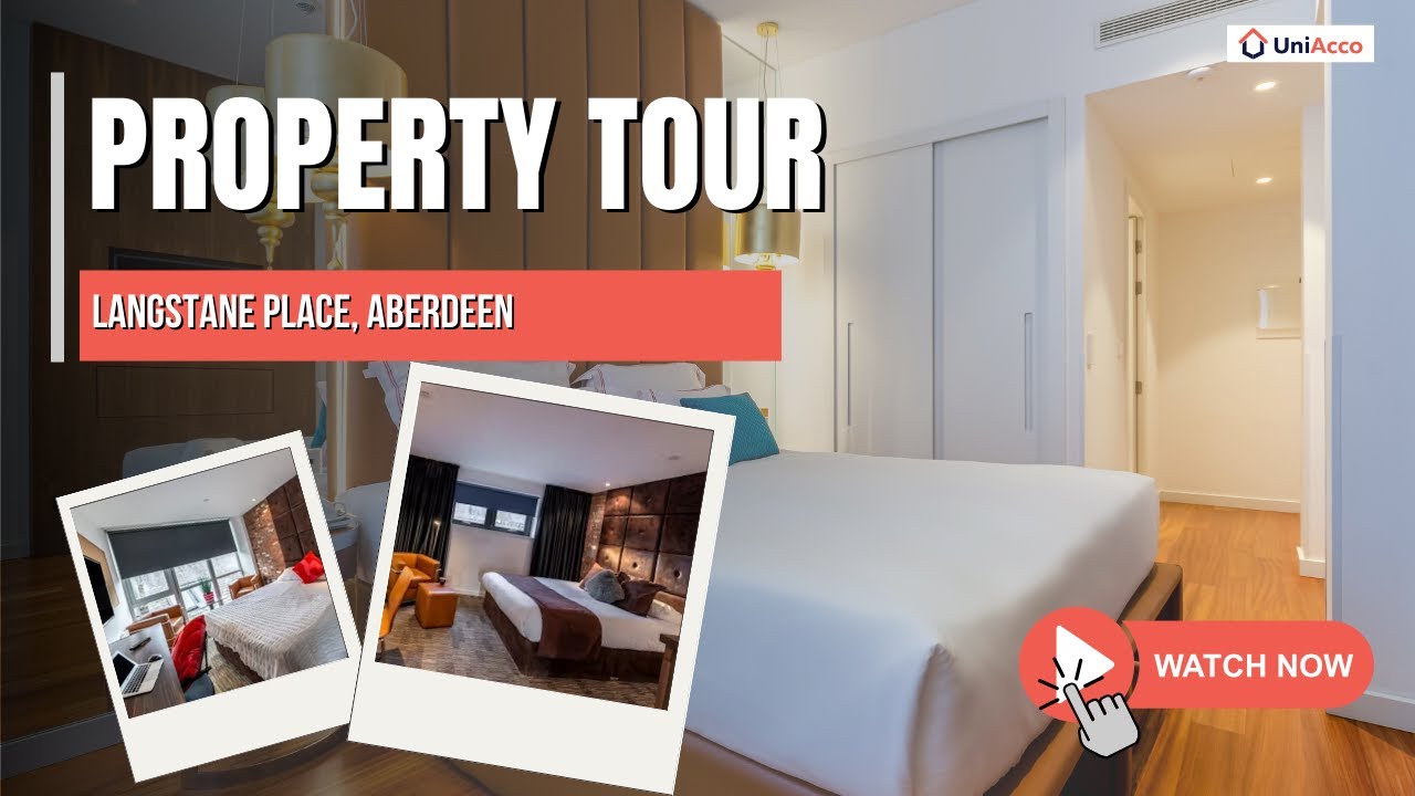 Langstane Place Aberdeen Property Tour 🎓 | Modern Student Accommodation Near University of Aberdeen!