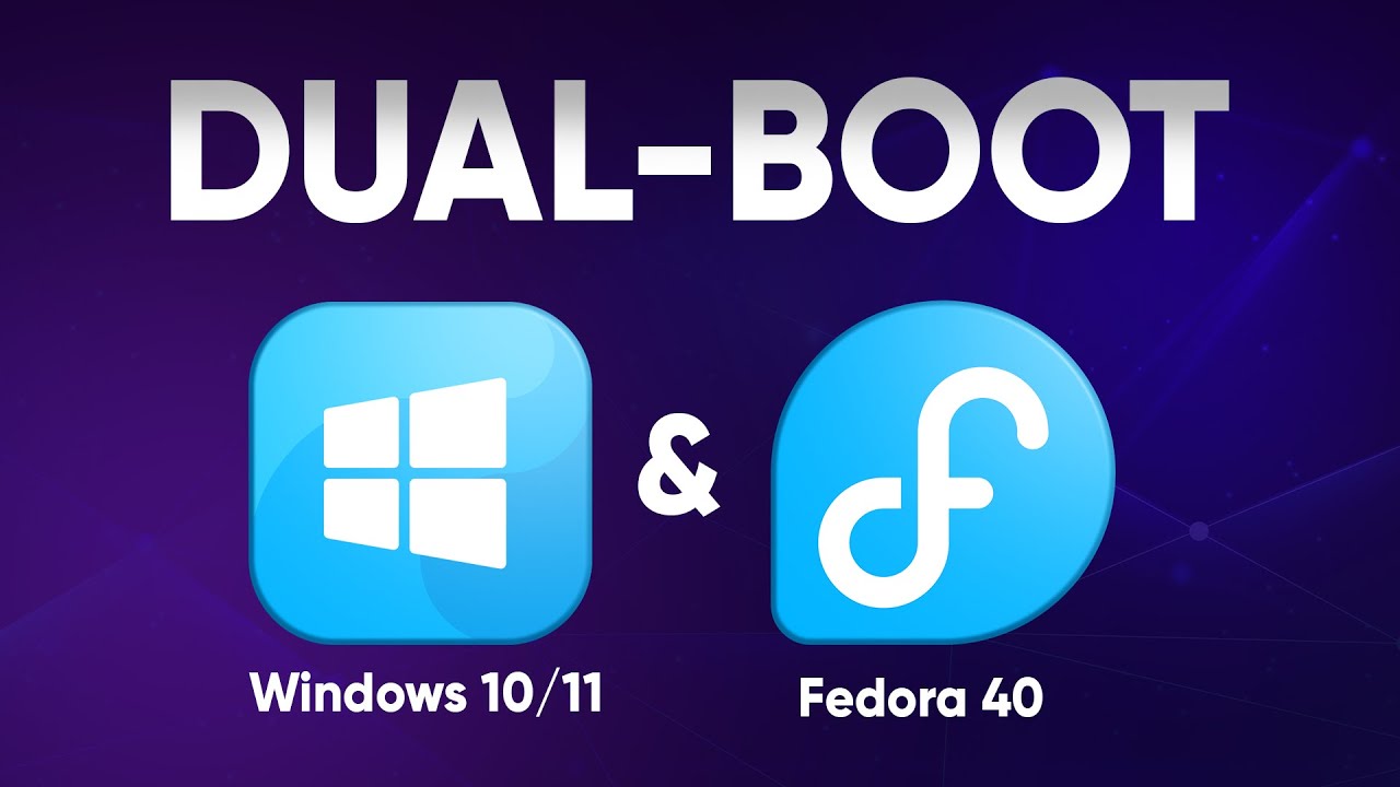 Install FEDORA 40 Dual Boot With Windows. - YouTube