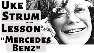 Three Country Music Ukulele Strums || Beginner Ukulele Lesson || Janis Joplin "Mercedes Benz" screenshot 5