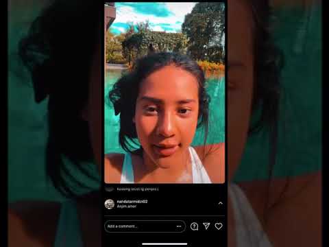 Anya Geraldine | Berjemur di Hotel Bali| Live On Instagram 3/1/21