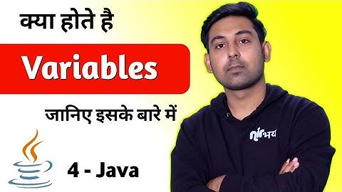 #4 Variables In Java | Declare & Initialization | Explain In Hindi By Code Nirbhay | Java In Hindi
