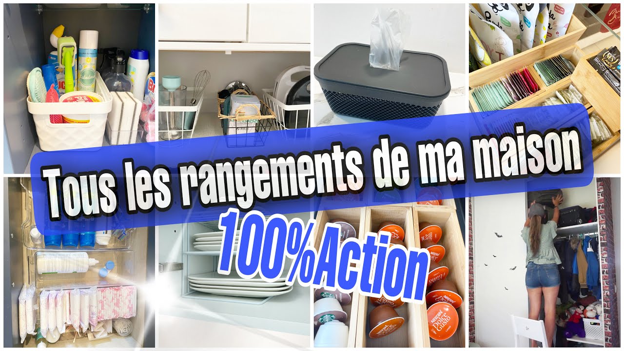 ✨11 ASTUCES RANGEMENT ET ORGANISATION 100%ACTION 