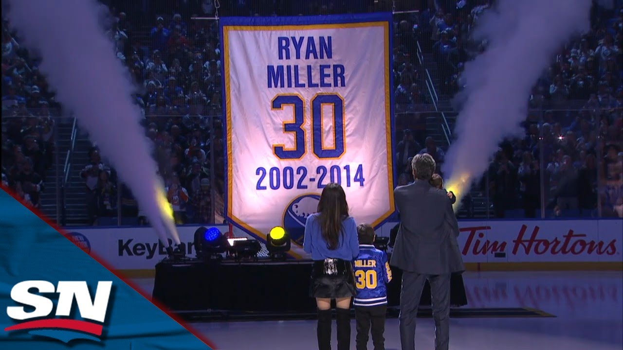A little bit of fantasy in my mind' comes true as Ryan Miller's No. 30 is  retired to KeyBank Center rafters