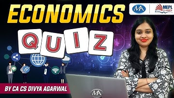 Economics quiz | ca foundation cma foundation cseet | mohit agarwal | mepl