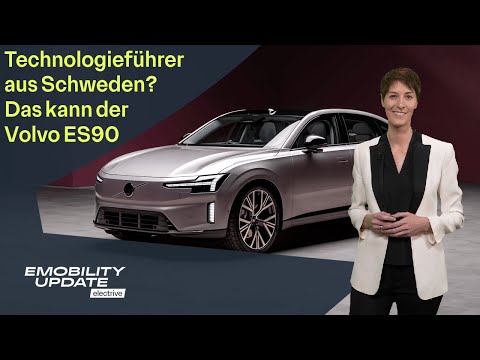 Youtube Weltpremiere Volvo ES90: Das bietet die E-Limousine mit 800-Volt-Technik – eMobility Update video Volvo