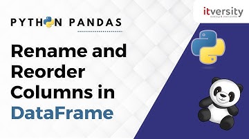 Rename and Reorder Columns in Pandas DataFrame | Python Pandas for Data Engineering