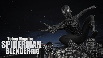 Tobey Maguire Spiderman Blender Rig (Venom)