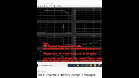 V-f and P-Q Control of Battery Storage in Microgrid