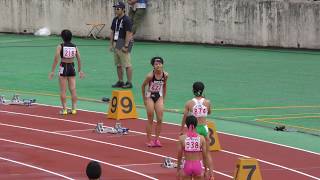 20170729 山形インターハイ 女子400m 準決勝3組