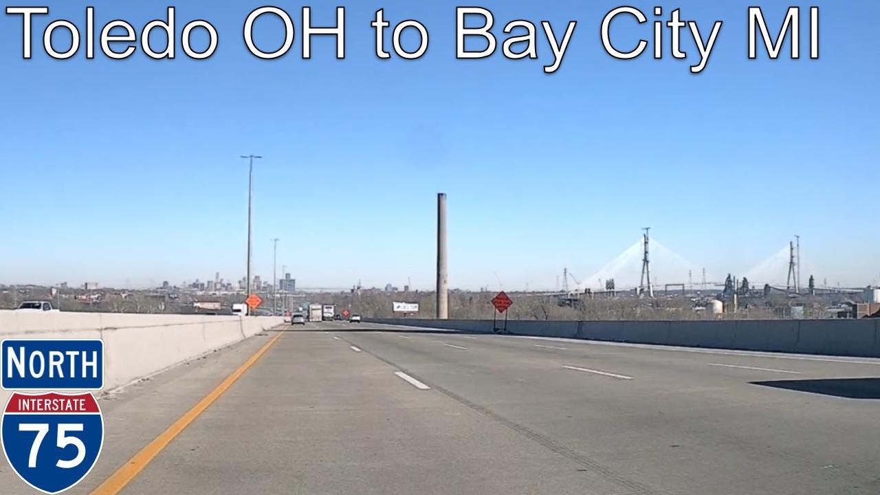 I-75 Northbound | Toledo to Bay City | With Video Chapters