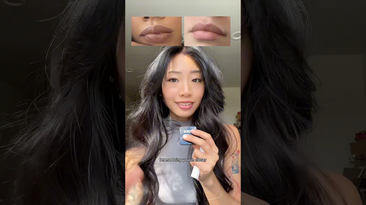 у тебя двойная линия губ?? 👄