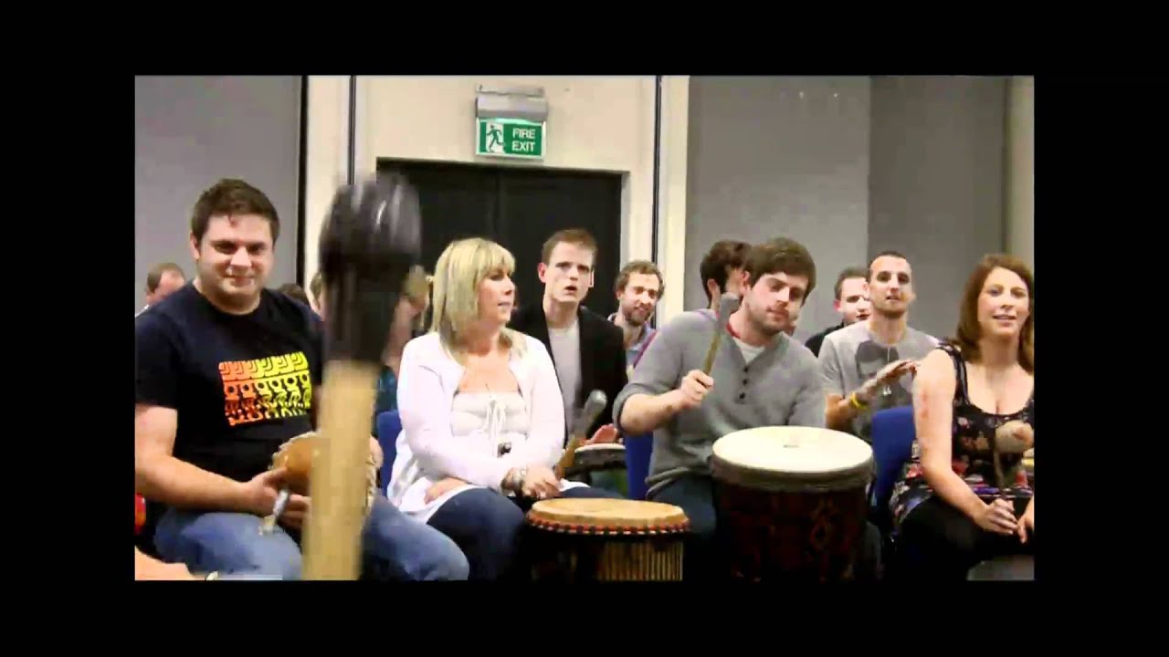 Drumming and teambuilding