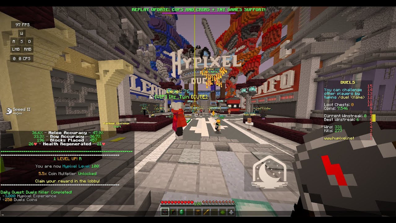 Playing Hypixel until I get to network level 100 - YouTube