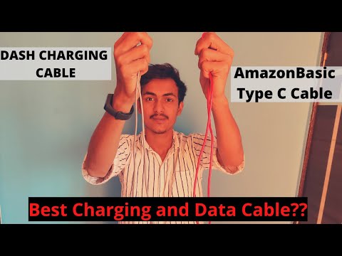 OnePlus डैश केबल बनाम AmazonBasic Cable | लाइव टेस्ट | बेस्ट फास्ट चार्जिंग केबल रु:-400 | टाइप सी