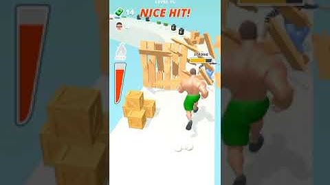 muscle rush smash running game🎮 Level #15 #shorts Gameplay #musclerush #gaming #gamingvideos