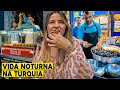 PROVANDO COMIDAS DE RUA NA NOITE DA TURQUIA