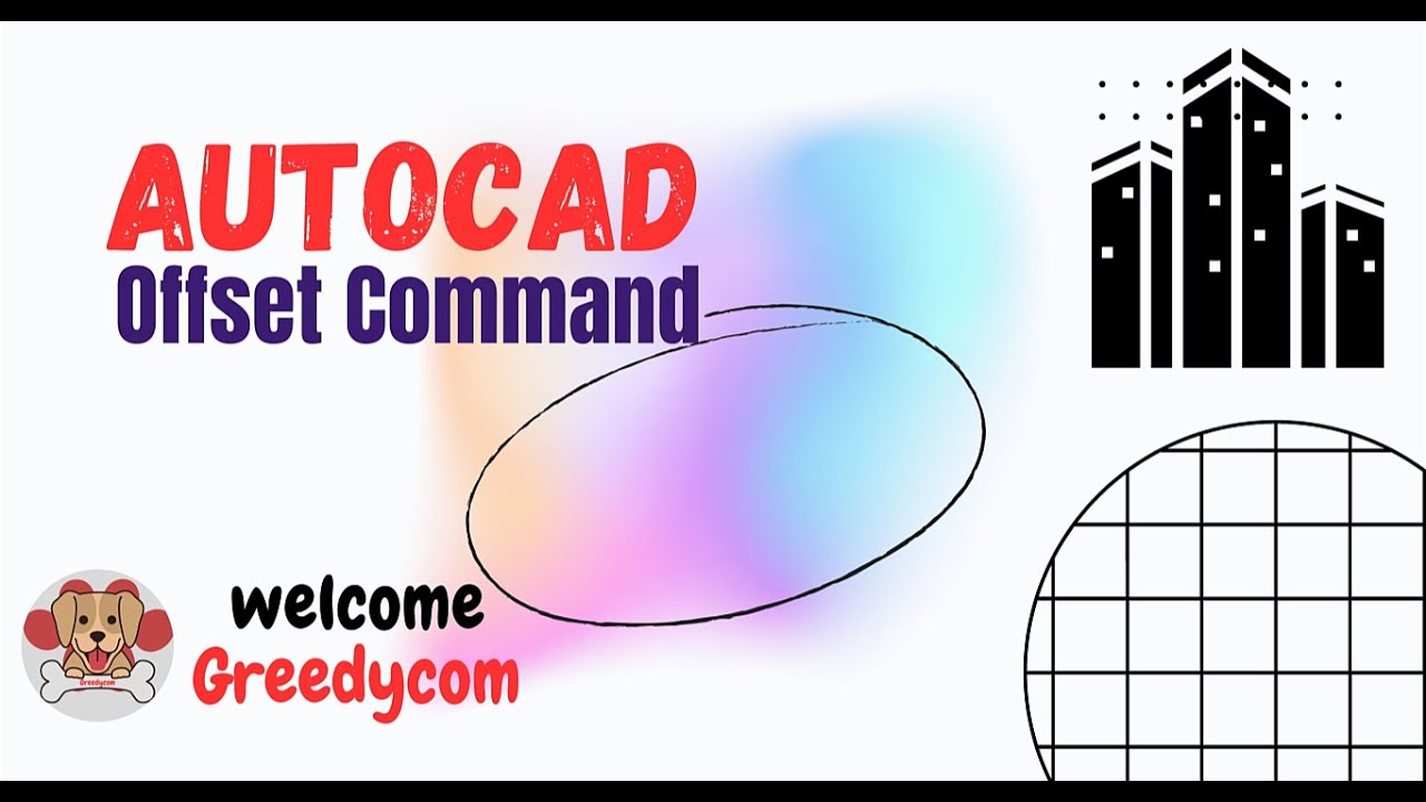 How to Use Offset Command in AutoCAD - YouTube