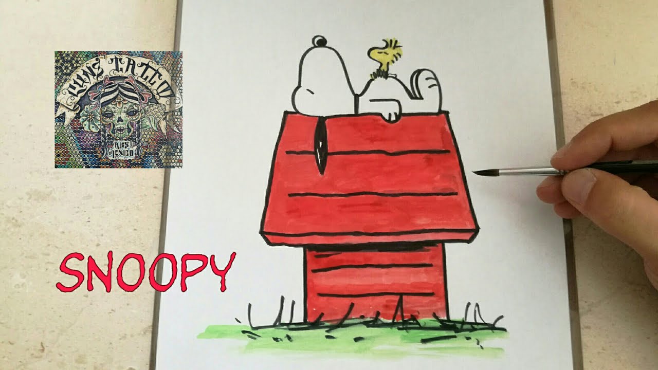 COMO DIBUJAR A SNOOPY / how to draw snoopy - thptnganamst.edu.vn