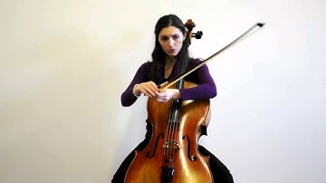 Online Cello Lessons - 1 - What a  Bow is