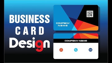 Vector Abstract Business Card Design Using Coreldraw / ahsan sabri