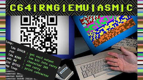 👨‍💻 C64 mazes, randomness, coding in ASM and C , a (not so great) C64 emulator and more fun! 😆