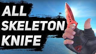 All Skeleton Knife Skins (2020) + Price - CS:GO | Все скины  Скелетный нож (2020) + Цена - CS:GO