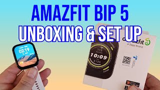 Unboxing The New Amazfit Bip 5 Smart Watch! Set Up & First Impressions!