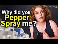 Entitled Karen gets a FELONY CHARGE and gets PEPPER SPRAYED