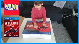 Sony PlayStation 4 Slim 1TB Spider-Man Bundle UNBOXING Video PS4 - Willy's Toys
