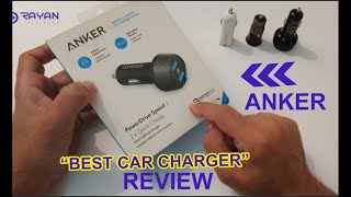 Best Car Charger Anker Power Drive 2 Elite, Best Charger Review