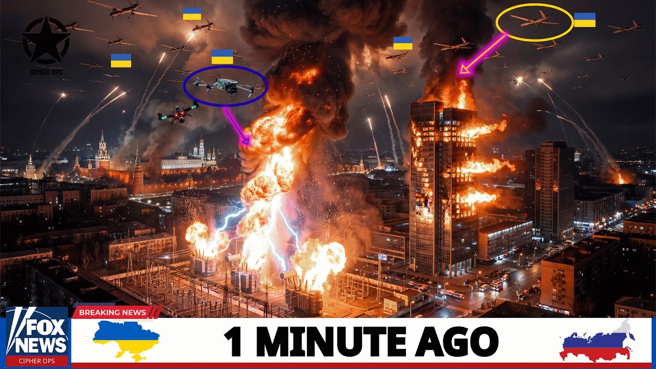 Ukraine Launched Repeated Drone Strikes on Moscow — Infrastructure Failed, Russia Lost $3 Billion