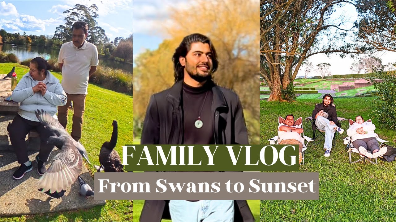 Feeding Black Swans & Sunset at Mission Bay 🌅 | Parents’ First NZ Adventure | Western Springs | NZ🇳🇿