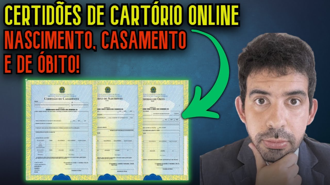 COMO TIRAR CERTIDÃO DE NASCIMENTO, CASAMENTO E ÓBITO ONLINE?