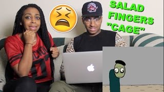 Couple Reacts : Salad Fingers 4 'Cage' Reaction!!!