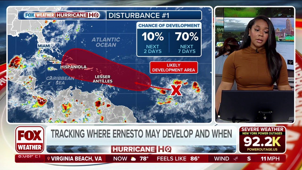 Chances Increase For Another Named Storm Forming In The Atlantic Ocean ...