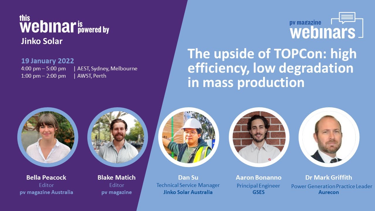 pv magazine Webinar | The upside of TOPCon: high efficiency, low degradation in mass production