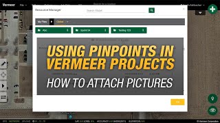 Attaching pictures to pinpoints in Vermeer Projects