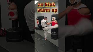 ax kick warm up  #taekwondokicks #taekwando #axkick